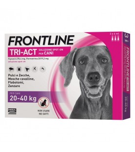 Frontline TRI-ACT Cane 20-40 kg 3 Pipette SEC00797