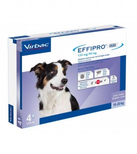 Effipro Duo Cane Medium 10-20 kg 4 Pipette SEC01059
