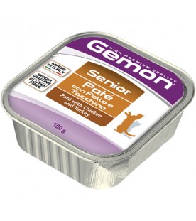 Gemon Cat Paté con Pollo e Tacchino - Senior 100 g. SEC01093
