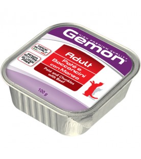 Gemon Cat Paté e Bocconcini con Manzo 100 g. SEC01096
