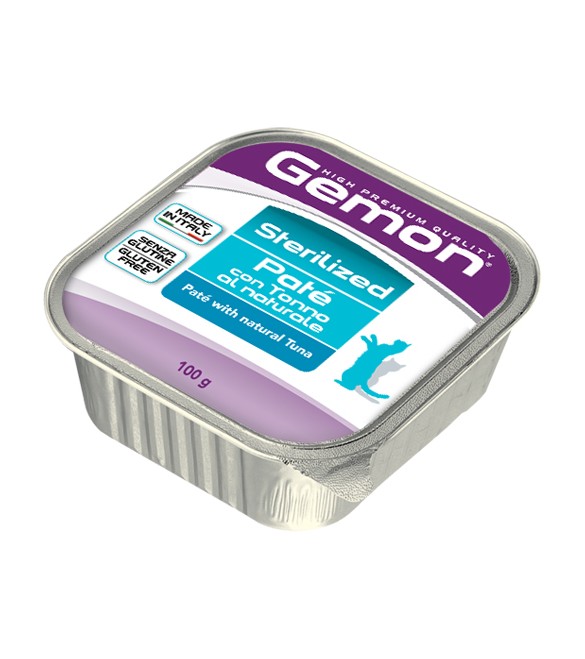 Gemon Cat Paté Sterilized Tonno 100 g. SEC01094 Gemon Cat Paté Sterilized Tonno 100 g. SEC01094