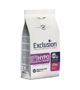 Exclusion Diet Formula Hypoallergenic Medium & Large breed con Maiale e Piselli 12 kg SEC01099
