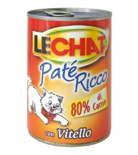 LeChat Cat Patè Ricco con Vitello 400 g. SEC01130