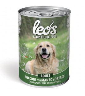 Leo's Cane Bocconi con Manzo e Ortaggi 1230 g. SEC01193