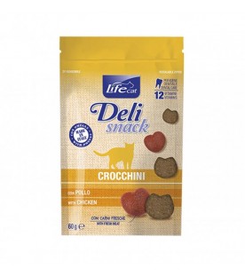 Life Cat Delisnack Crocchini con Pollo 60 g. SEC01209