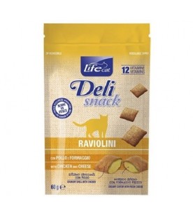 Life Cat Delisnack Raviolini con Pollo e Formaggio 60 g. SEC01207