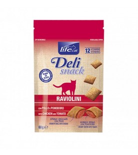 Life Cat Delisnack Raviolini con Pollo e Pomodoro 60 g. SEC01208