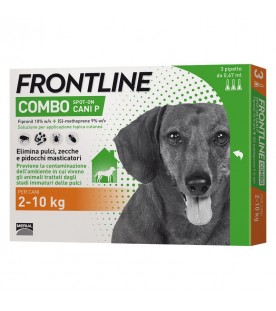 Frontline Combo Cani 2-10 Kg 3 Pipette SEC01273
