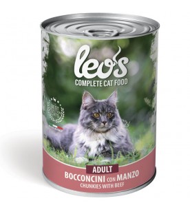 Leo's Gatto Bocconcini con Manzo 415 g. SEC01298