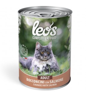 Leo's Gatto Bocconcini con Salmone 415 g. SEC01300