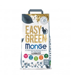 Monge Easy Green Mais con Carboni Attivi Lettiera Vegetale 10 lt - 3,8 kg SEC01351