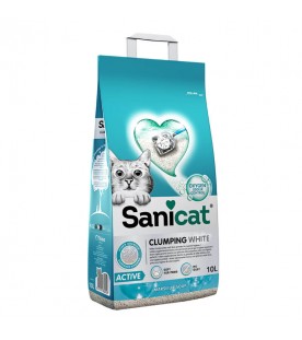 Sanicat Clumping White Active 10 lt SEC01887