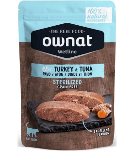 Ownat Wet Line Cat Sterilized Turkey & Tuna 85 g. SEC00579