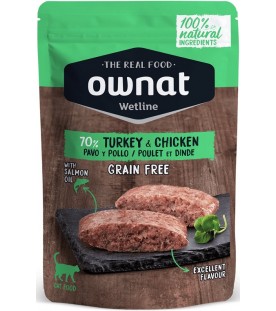 Ownat Wet Line Cat Turkey & Chicken 85 g. SEC00573