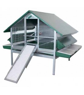Pollaio per Galline Ovaiole cm. 160x120x130 - Art. 100125 SEC00167