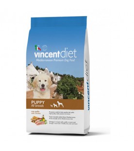 Vincent Diet Dog Puppy al Pollo 15 kg SEC00438