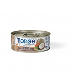 Monge Supreme Cat Adult Tonno con Riso e Cocco 80 g SEC00282