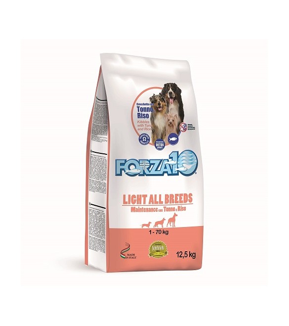 Forza10 Maintenance All Breeds Light con Tonno e Riso 12,5 kg SEC00584 Forza10 Maintenance All Breeds Light con Tonno e Riso 12,5 kg SEC00584