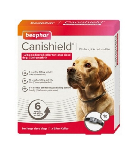 Beaphar Collare Antiparassitario Canishield L 65 cm SEC00658 Beaphar Collare Antiparassitario Canishield L 65 cm SEC00658