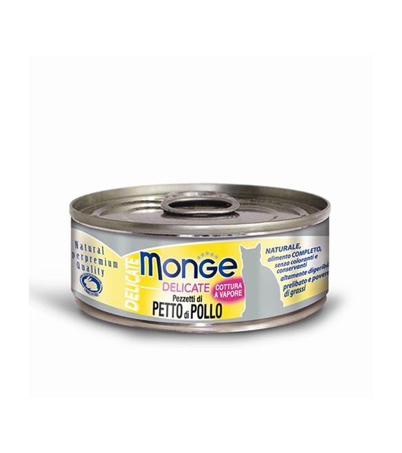 Monge Delicate Cat Petto di Pollo 80 g. SEC00867 Monge Delicate Cat Petto di Pollo 80 g. SEC00867