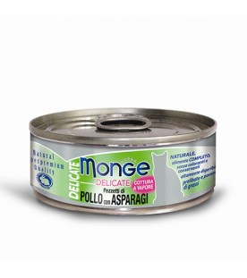 Monge Delicate Cat Pollo con Asparagi 80 g. SEC00871