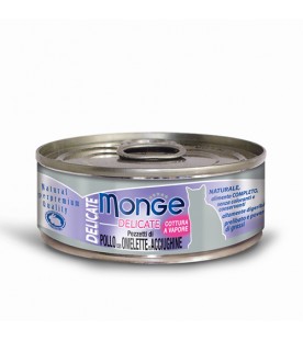 Monge Delicate Cat Pollo con Omelette e Acciughine 80 g. SEC00869
