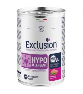 Exclusion Diet Hypoallergenic al Maiale e Piselli da 400 g. SEC00973